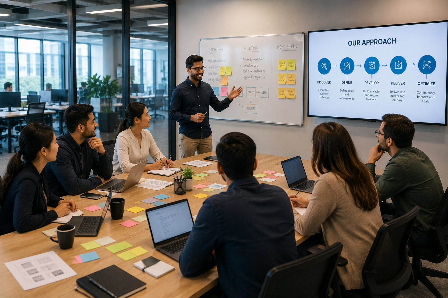 Delivery workshop with cross-functional team