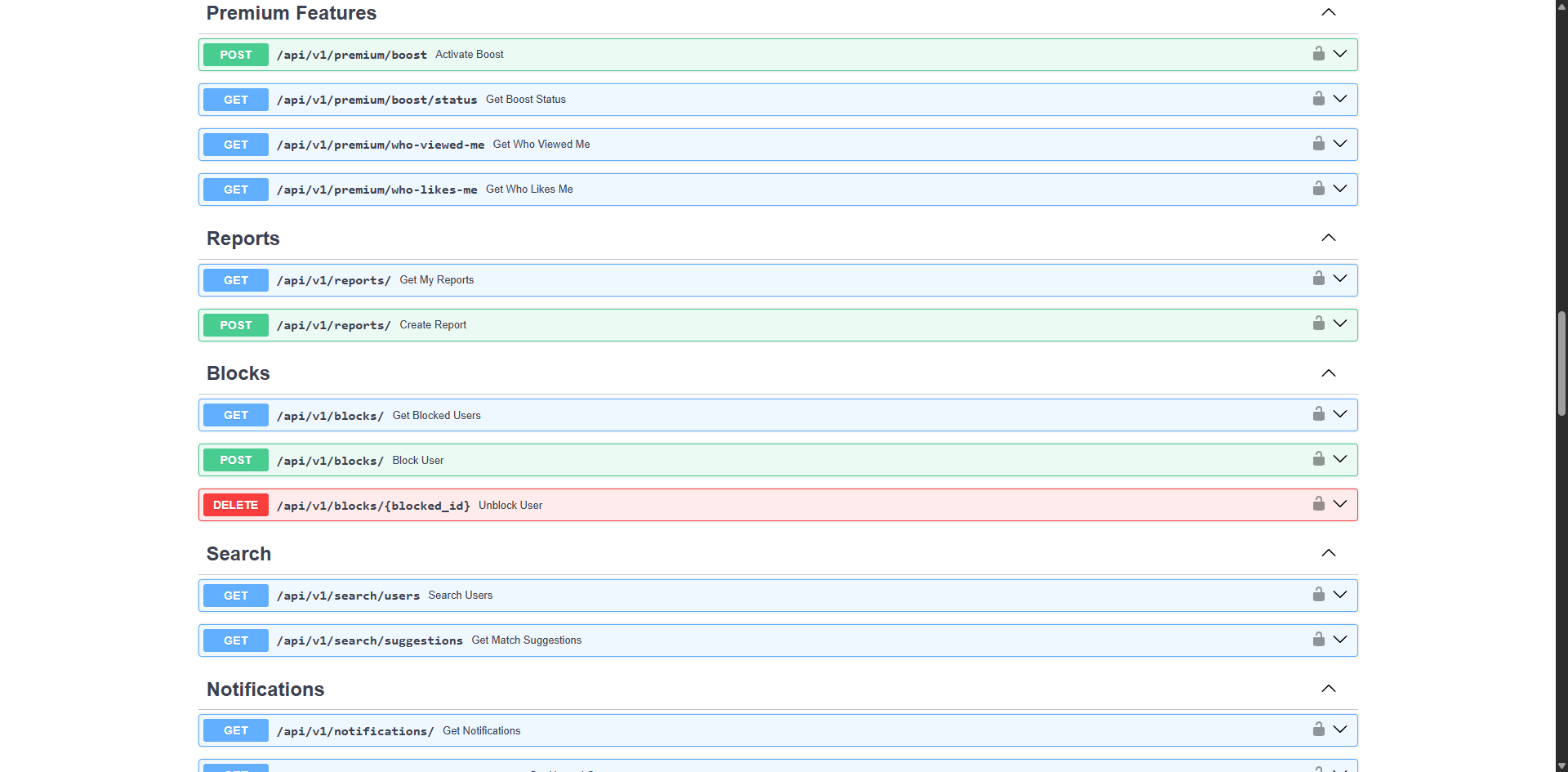 FastAPI Backend for iOS Dating App screenshot 3