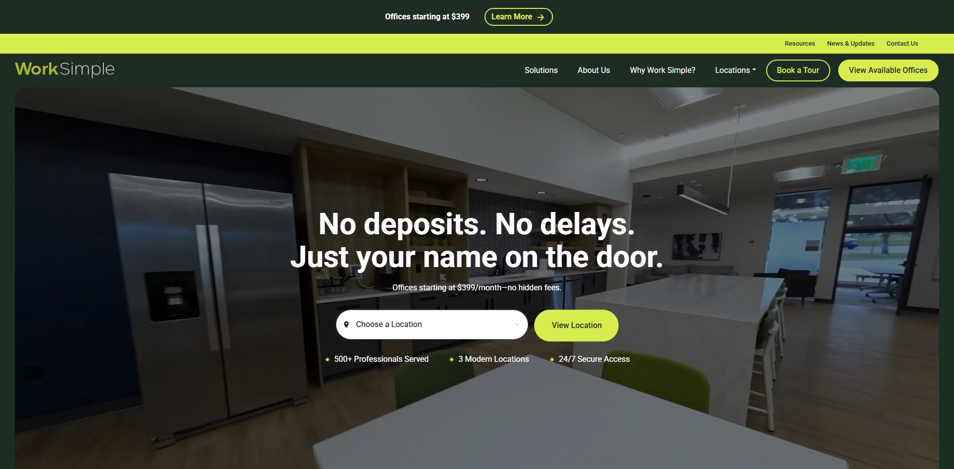 Office Booking Platform — Web App